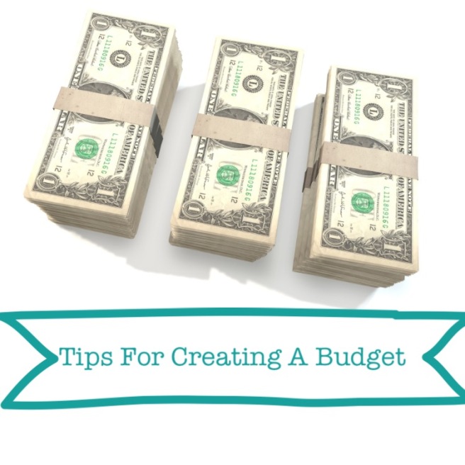 Tips for creating a budget